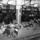 Members of the nascent United Auto Workers Union (UAW) during a sit-down strike in the General Motors Fisher Body Plant in Flint, Michigan in 1937. Photo credit Getty Images